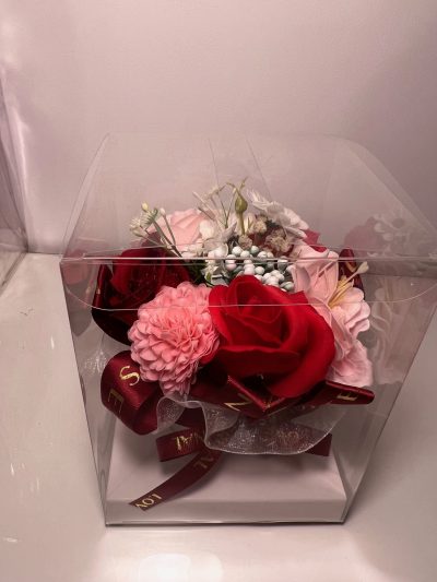 Flowe Box w doniczce Czerwony - obrazek 4