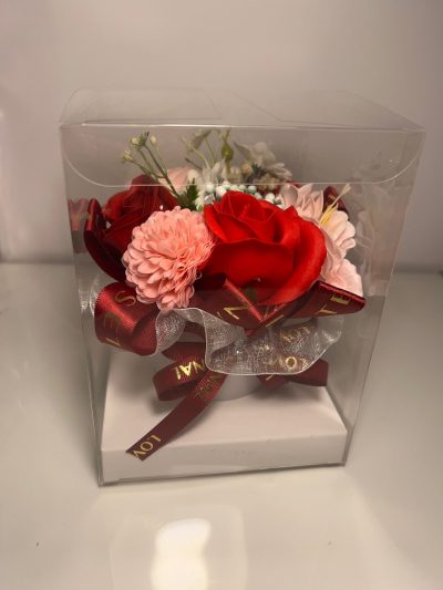 Flowe Box w doniczce Czerwony - obrazek 3