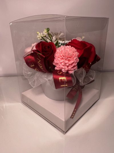 Flowe Box w doniczce Czerwony - obrazek 2