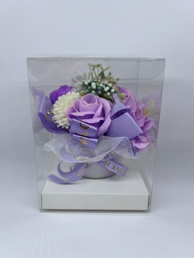 Flowe Box w doniczce Lawendowy