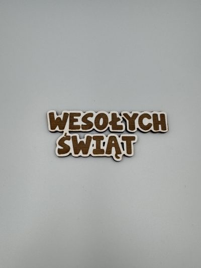 Topper "Wesołych Świąt"