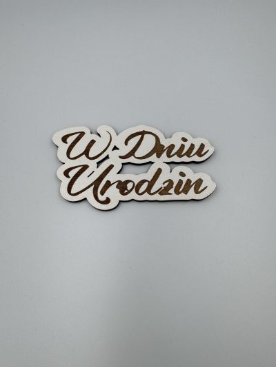 Topper "W dniu Urodzin"