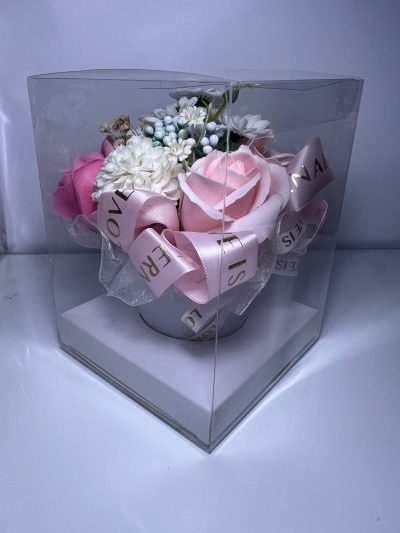 Flowe Box w doniczce Jasno Rózowy - obrazek 4