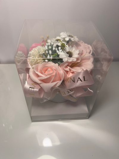 Flowe Box w doniczce Jasno Rózowy - obrazek 2