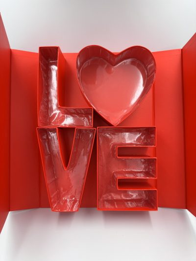 Pudełko LOVE Książka - Czerwone