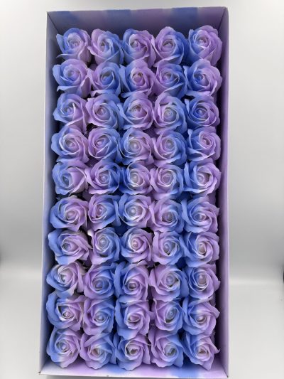 Róża mydlana gradient wzór 8  (1 szt.) - obrazek 2