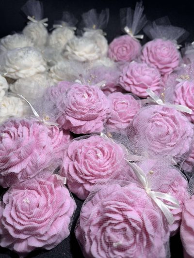 Świeca Sojowa Piwonia (Peonia) - Różowa - obrazek 2